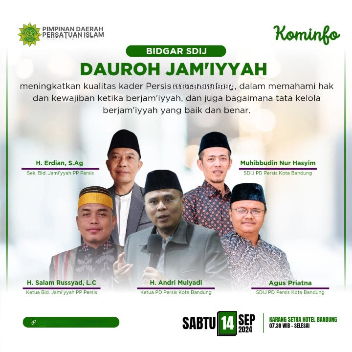 Dauroh Jamiyyah SDIJ PD PERSIS Kabupaten Langkat